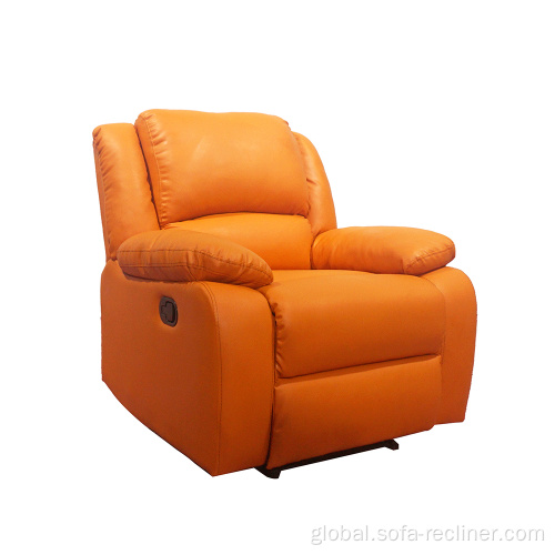 China Good Quality Living Room Recliner Leather Single Sofa Supplier